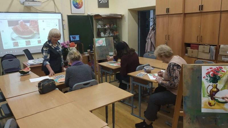 Краски серебряного возраста: мастер-класс в «Виктории»