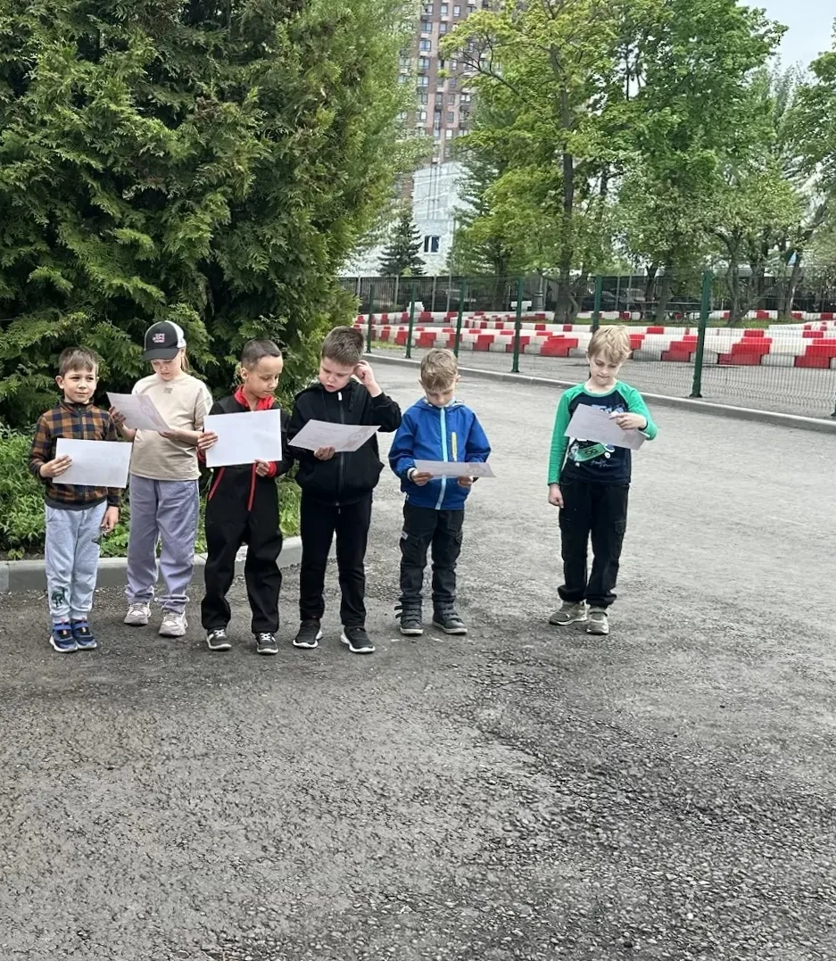 Открытое занятие для юных водителей в Чертаново