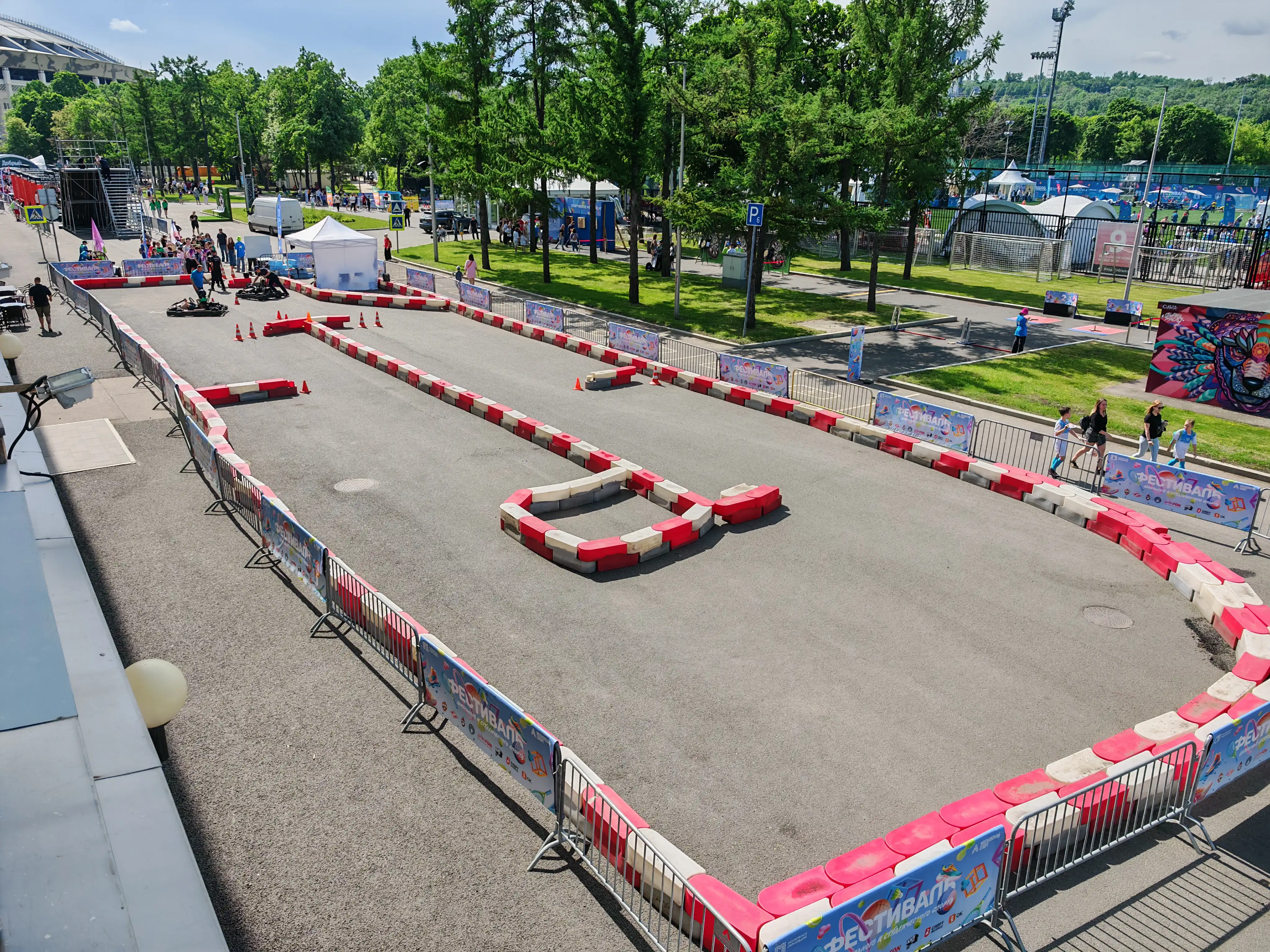 Картинг трасса в Лужниках